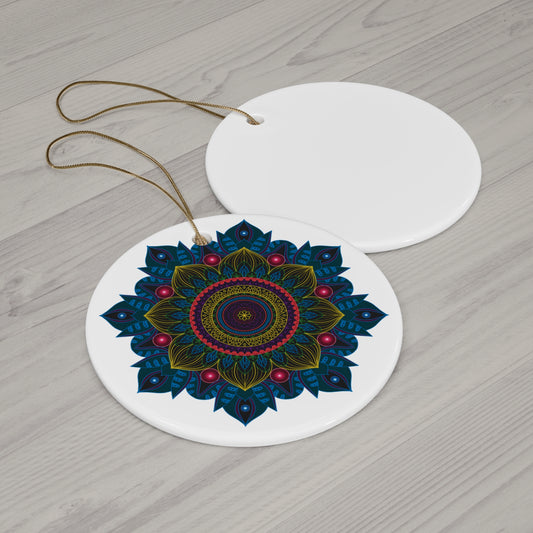 Mandala Ceramic Ornament