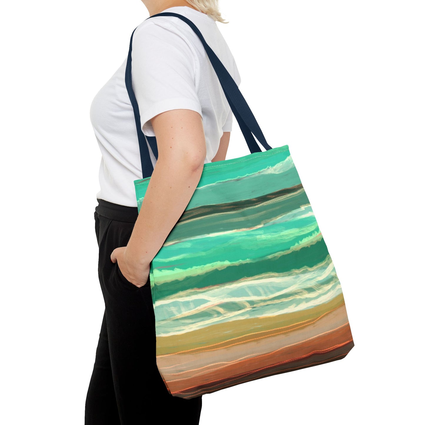 Seaside Swell Tote Bag