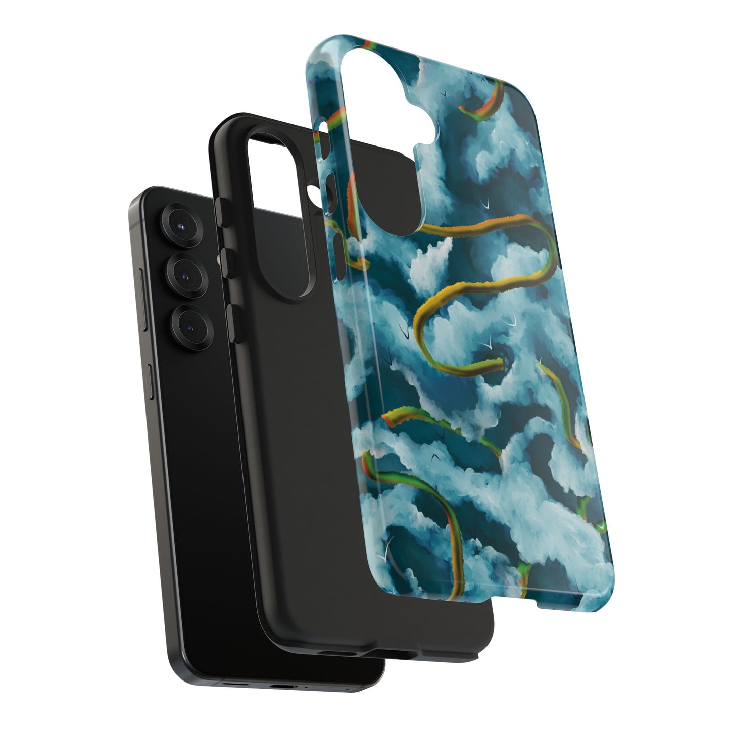 Serpentine Clouds Tough Phone Case — Stormy Sky Dragon