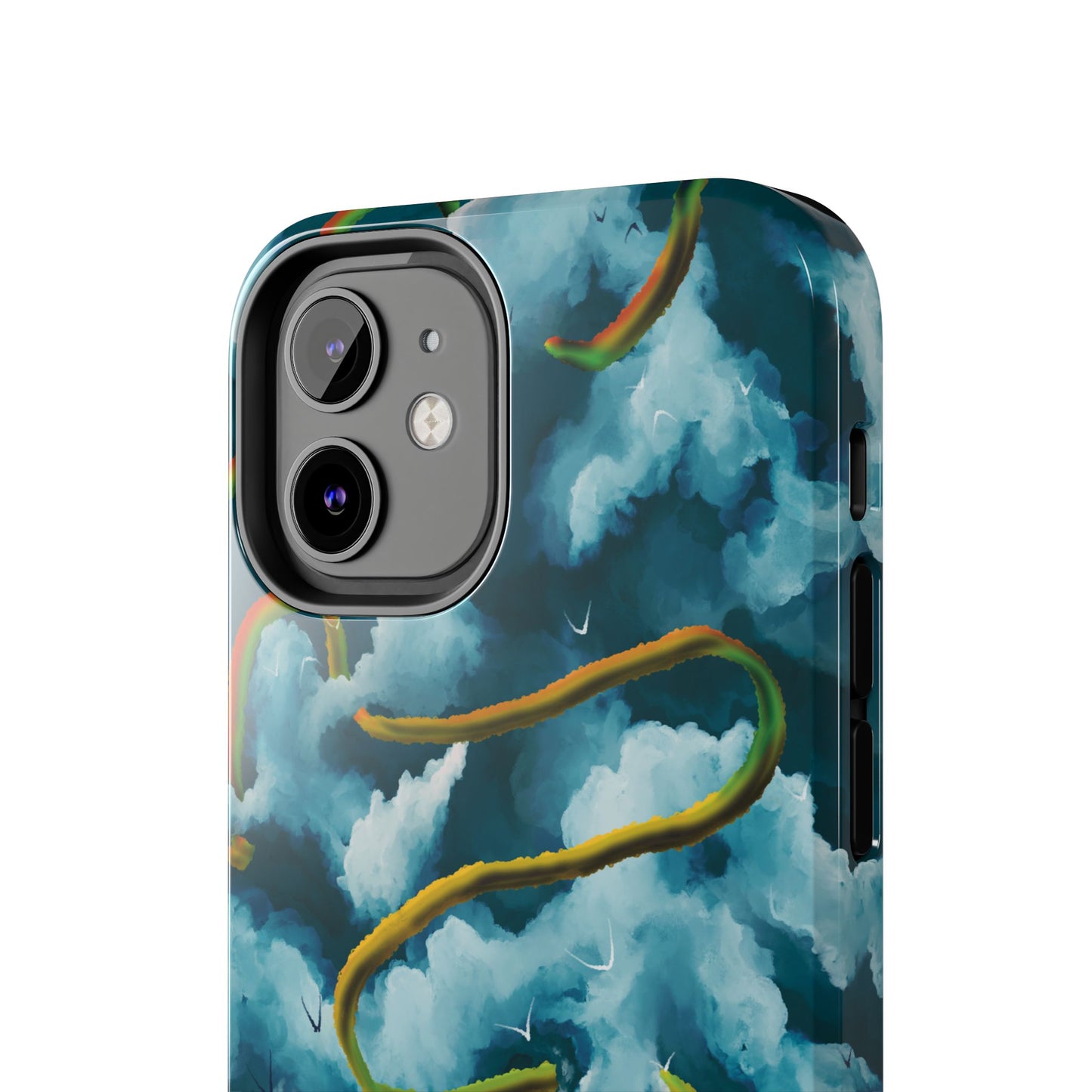 Serpentine Clouds Tough Phone Case — Stormy Sky Dragon