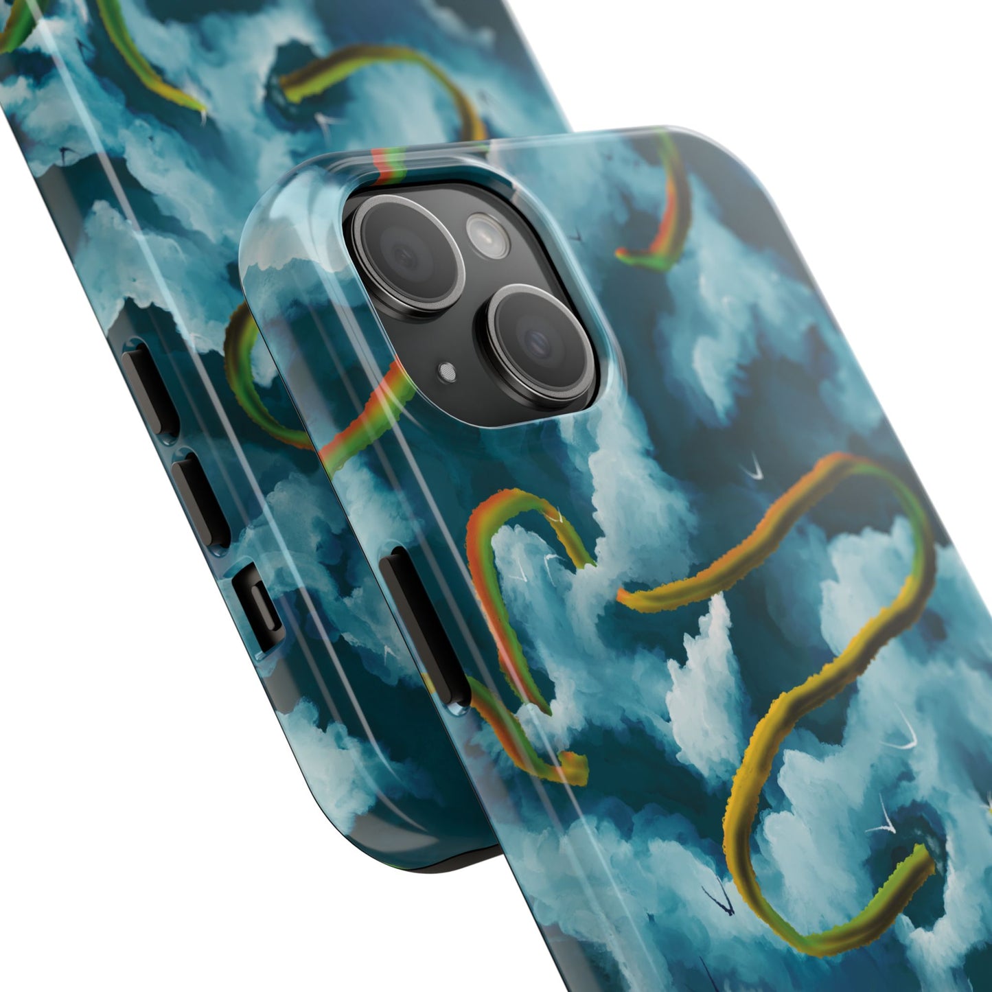 Serpentine Clouds Tough Phone Case — Stormy Sky Dragon