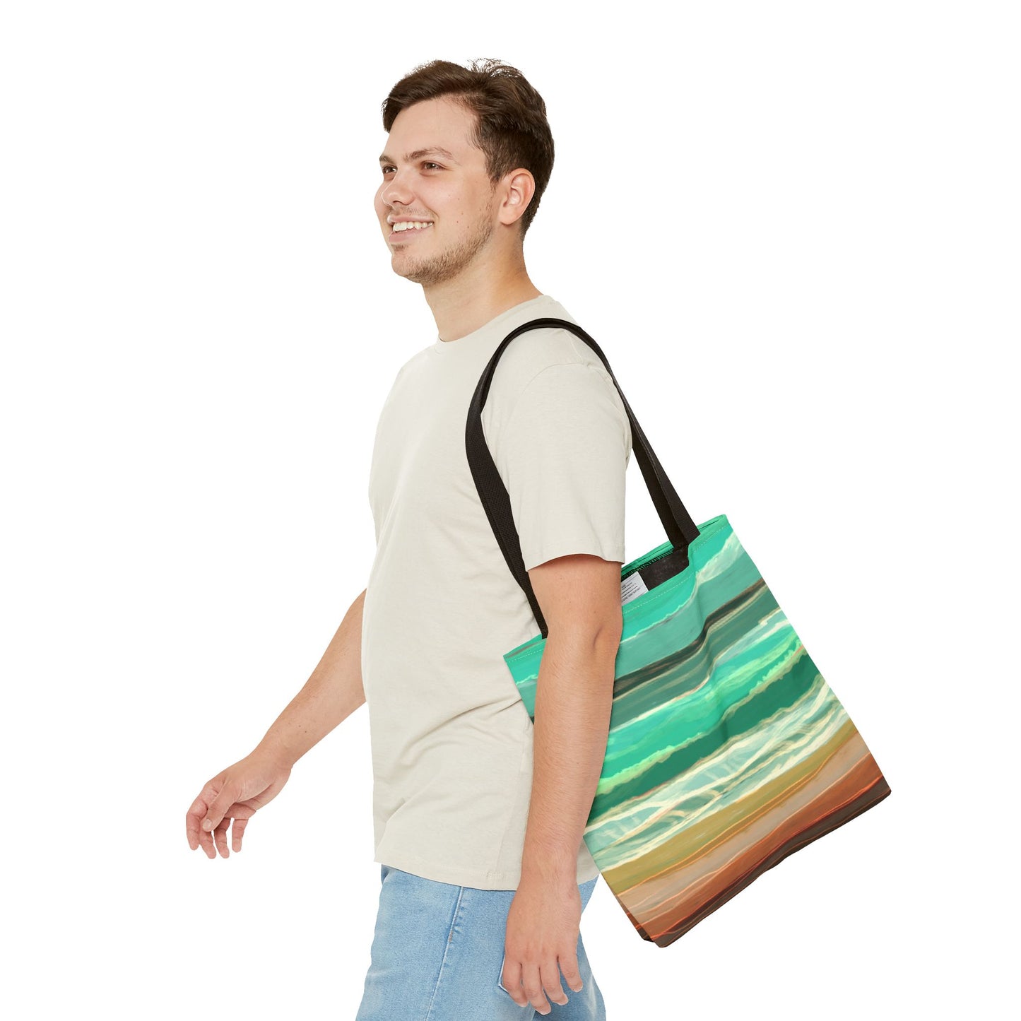 Seaside Swell Tote Bag