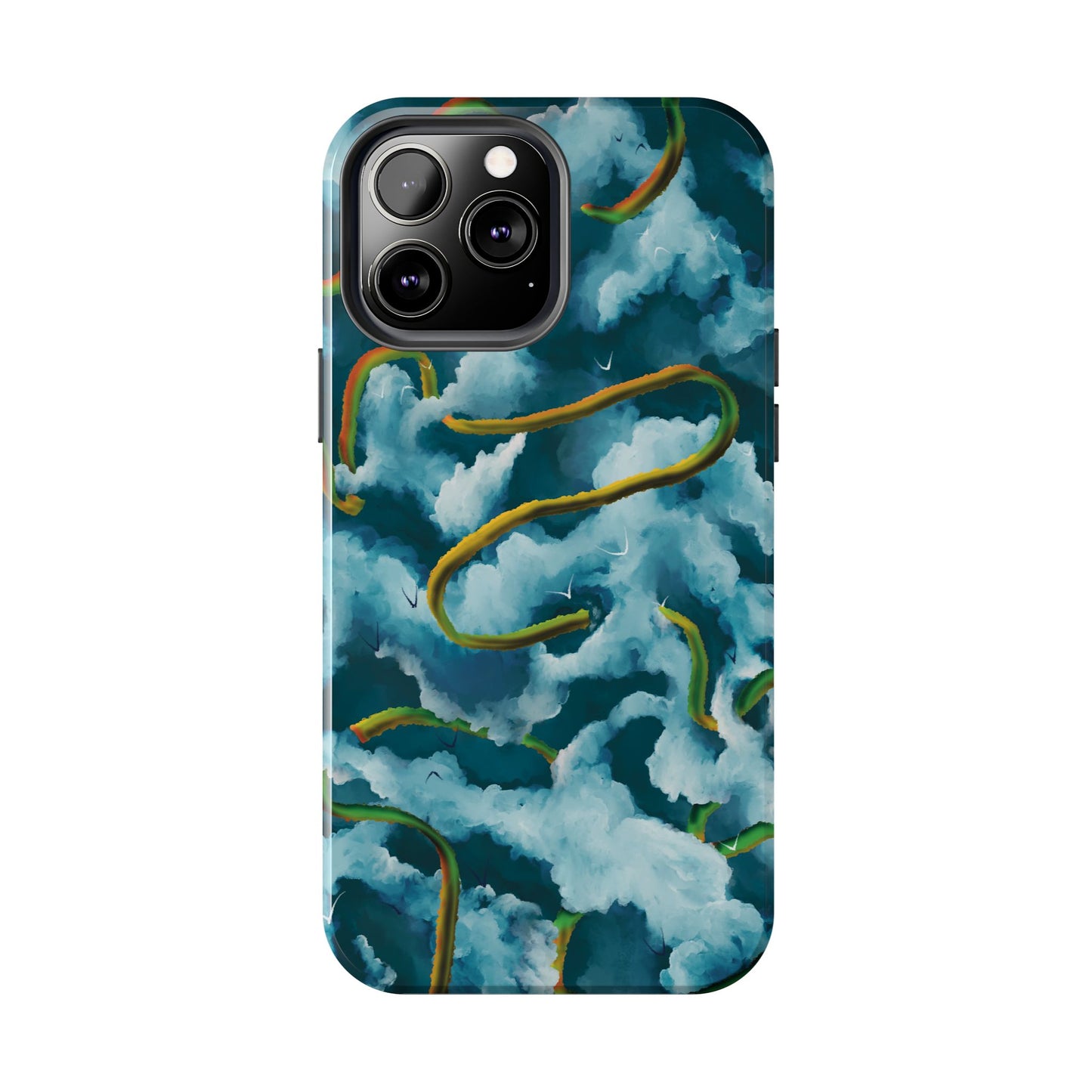 Serpentine Clouds Tough Phone Case — Stormy Sky Dragon