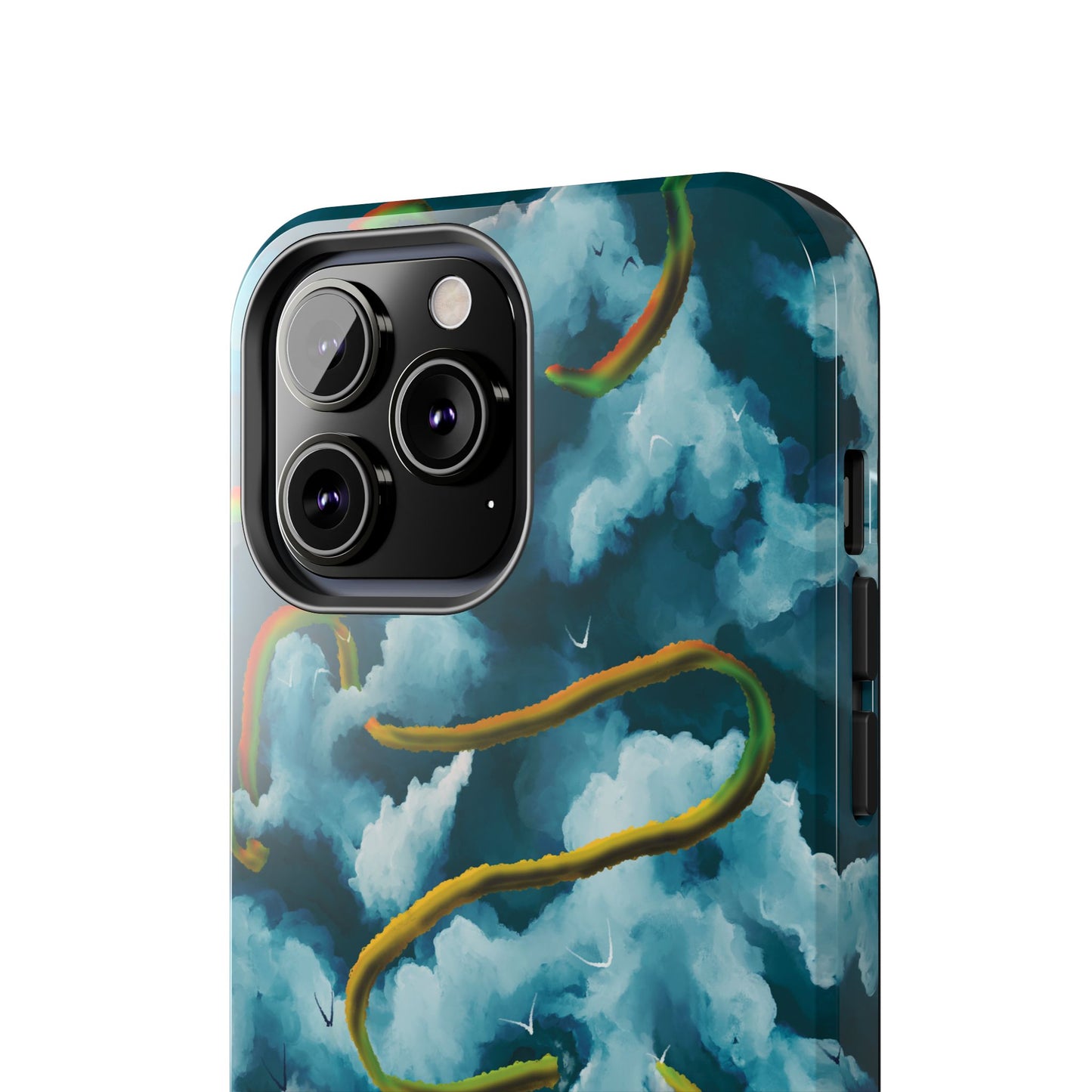 Serpentine Clouds Tough Phone Case — Stormy Sky Dragon