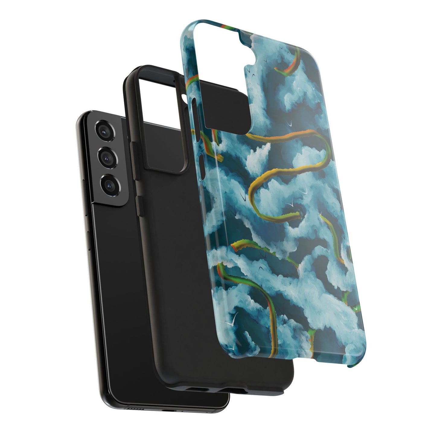 Serpentine Clouds Tough Phone Case — Stormy Sky Dragon