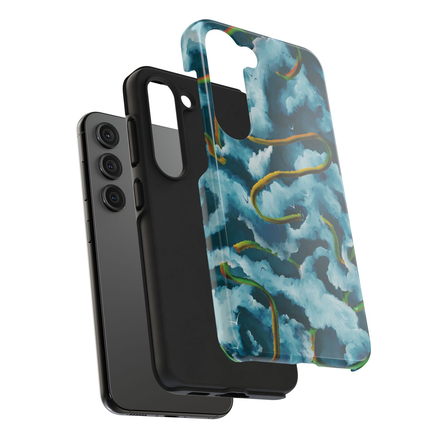 Serpentine Clouds Tough Phone Case — Stormy Sky Dragon