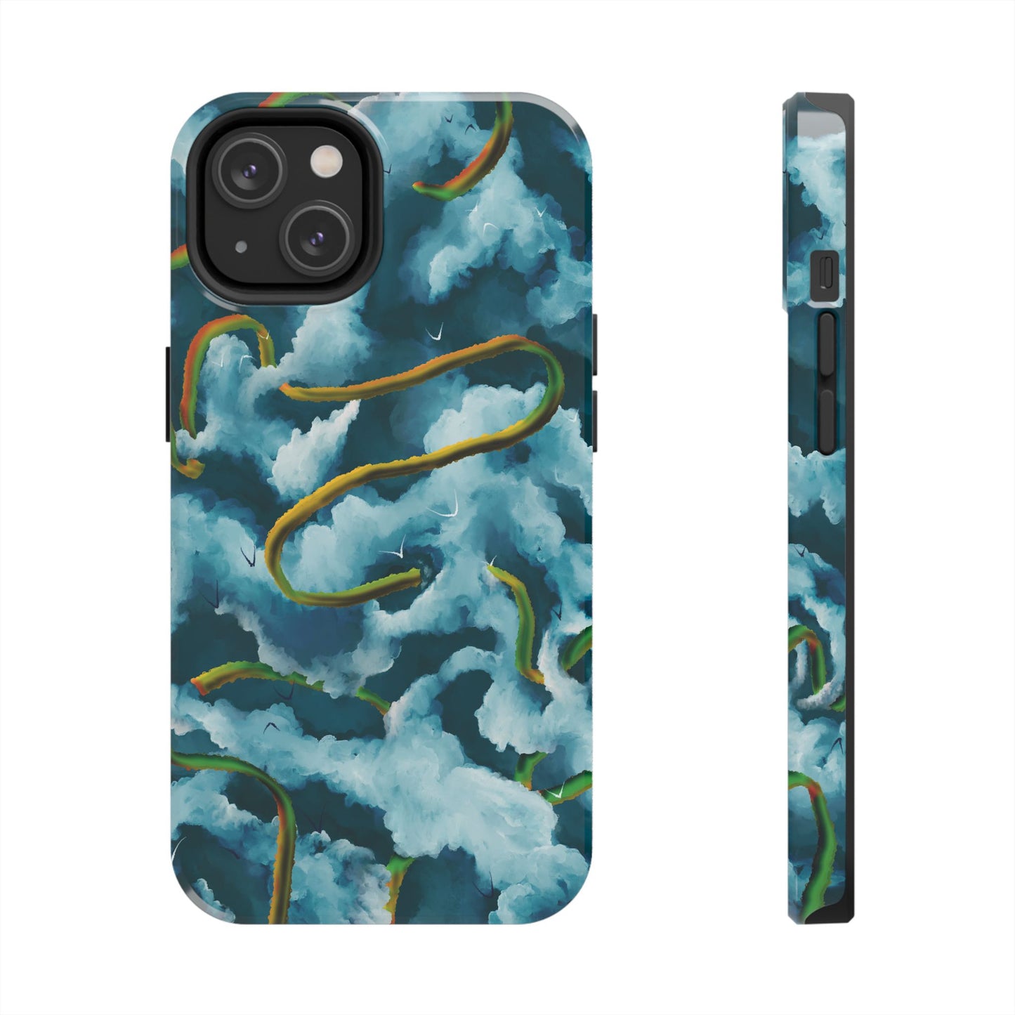 Serpentine Clouds Tough Phone Case — Stormy Sky Dragon