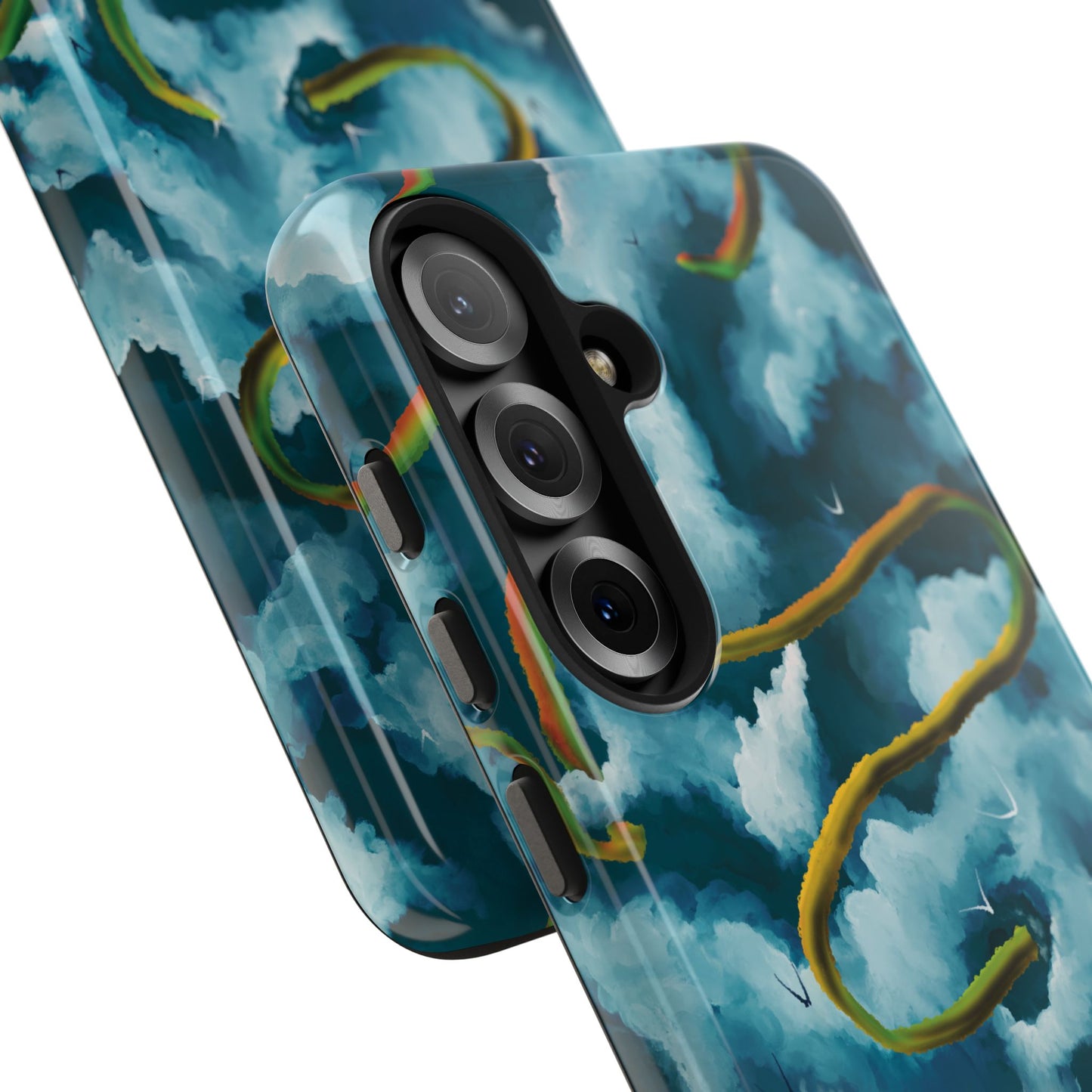 Serpentine Clouds Tough Phone Case — Stormy Sky Dragon