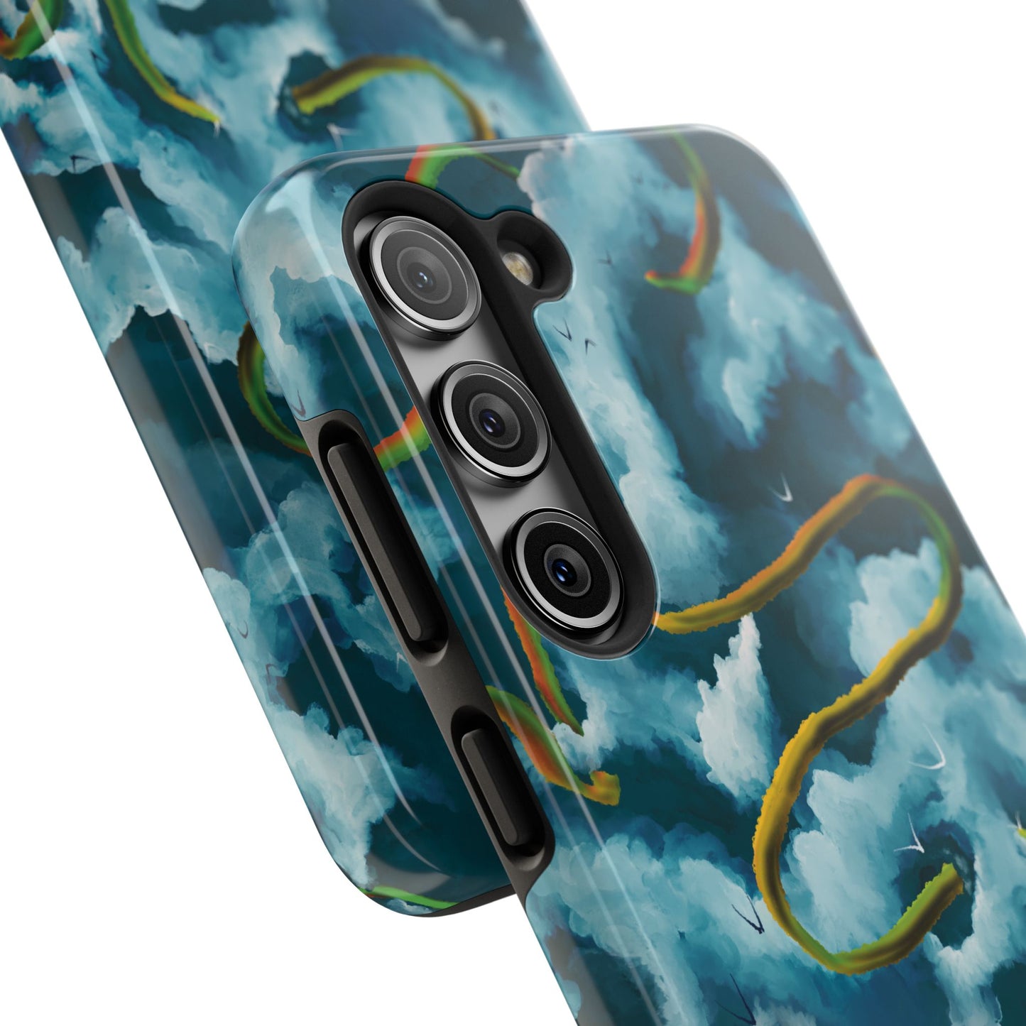 Serpentine Clouds Tough Phone Case — Stormy Sky Dragon