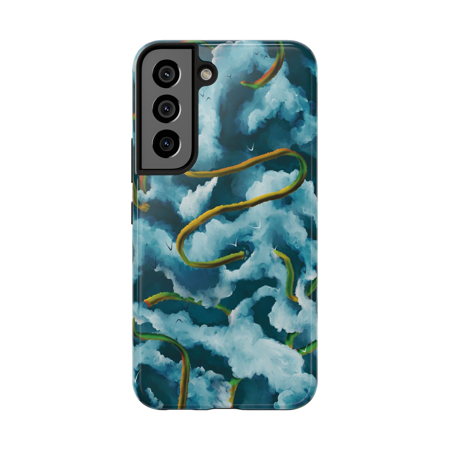 Serpentine Clouds Tough Phone Case — Stormy Sky Dragon
