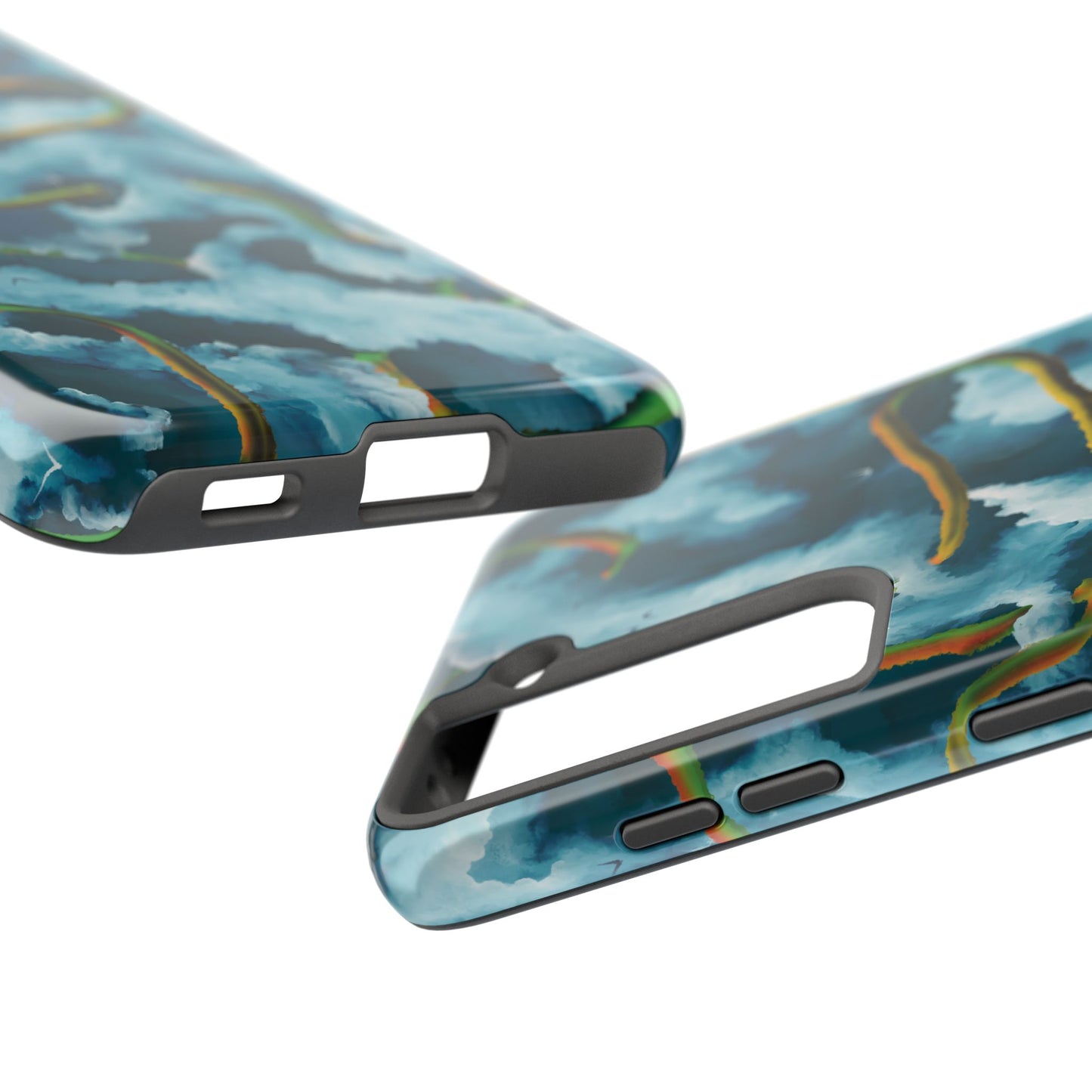 Serpentine Clouds Tough Phone Case — Stormy Sky Dragon