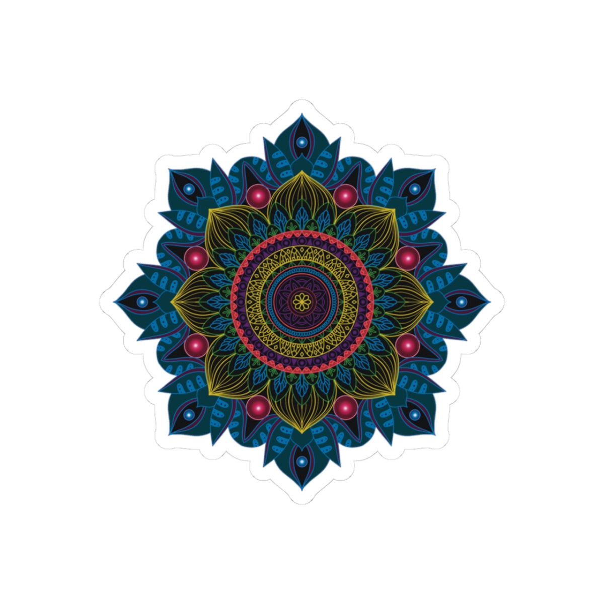 Midnight Mandala Sticker