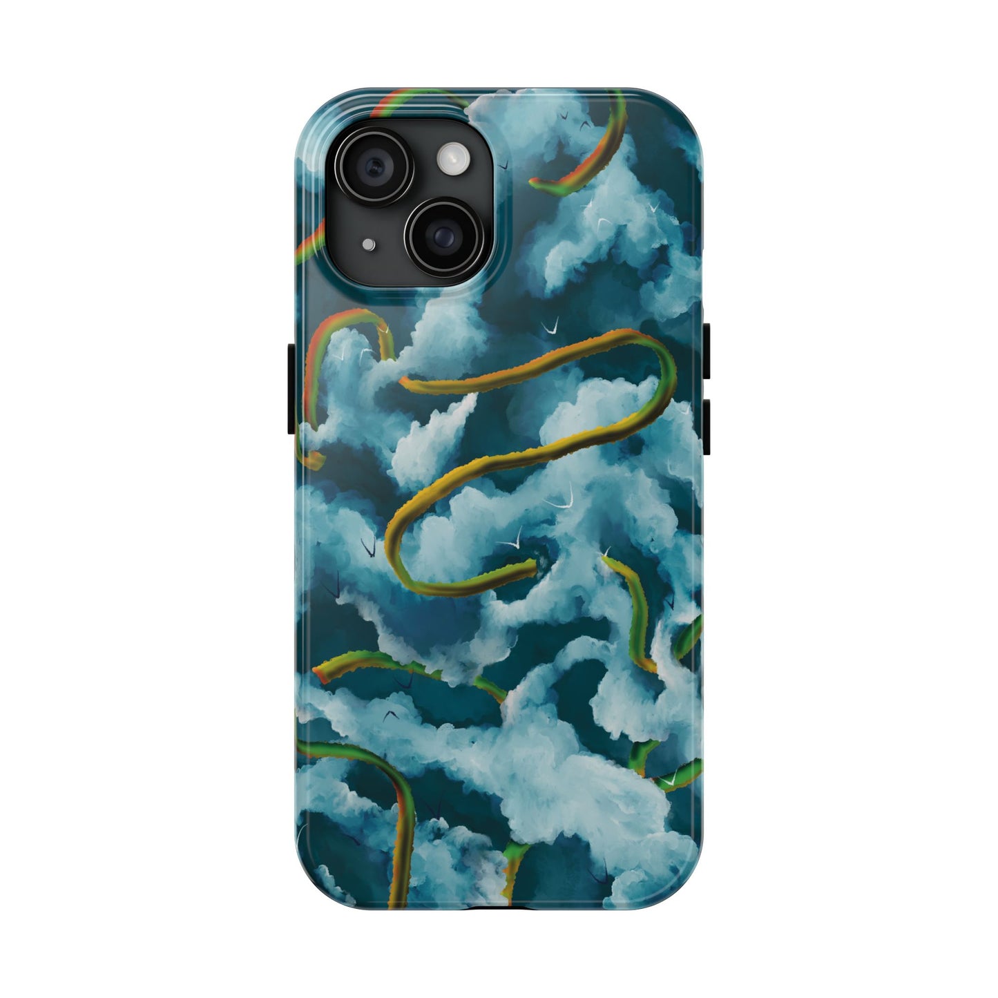 Serpentine Clouds Tough Phone Case — Stormy Sky Dragon