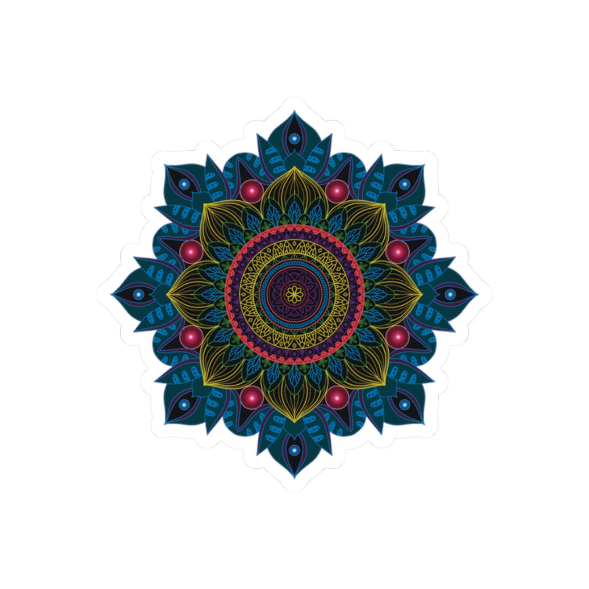 Midnight Mandala Sticker