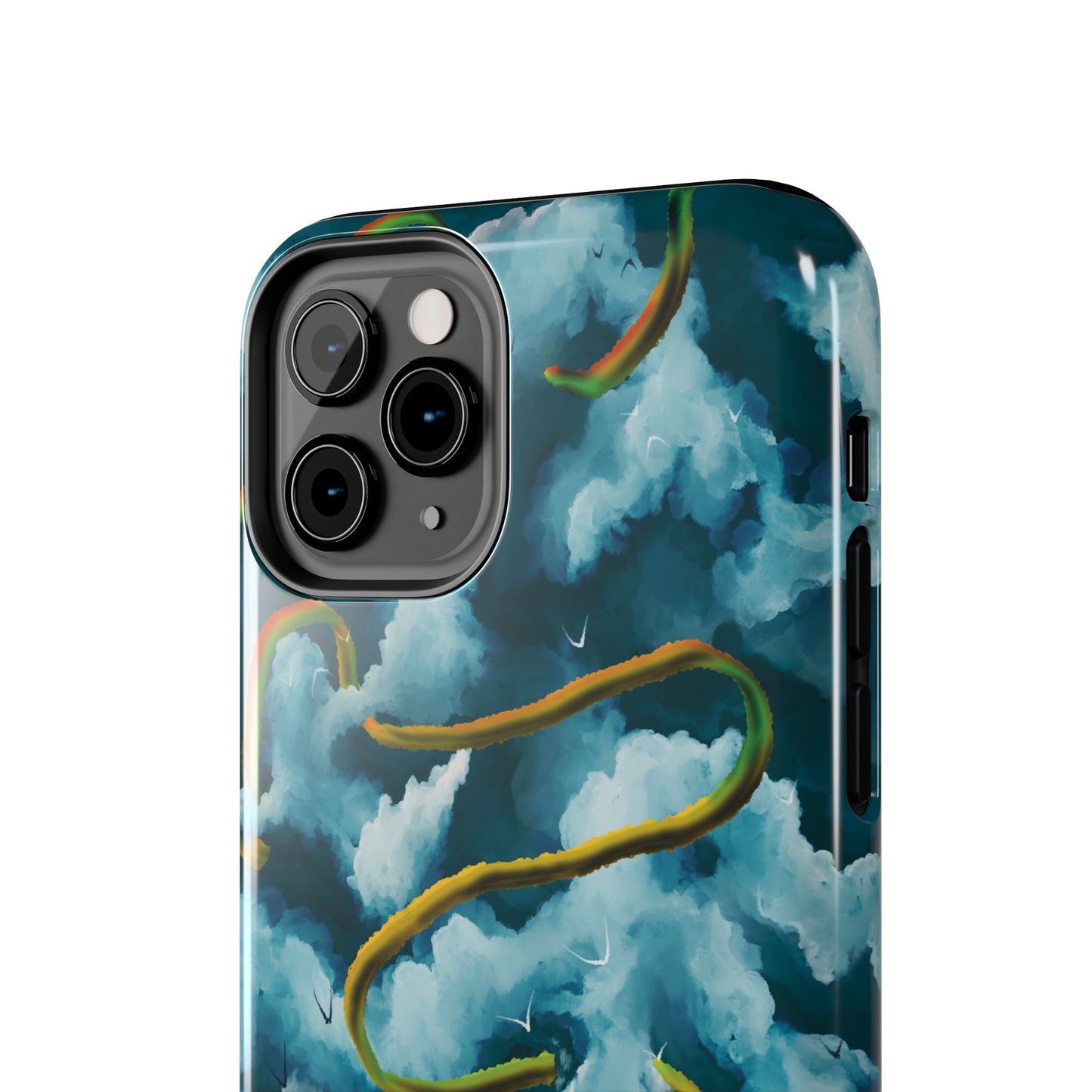 Serpentine Clouds Tough Phone Case — Stormy Sky Dragon