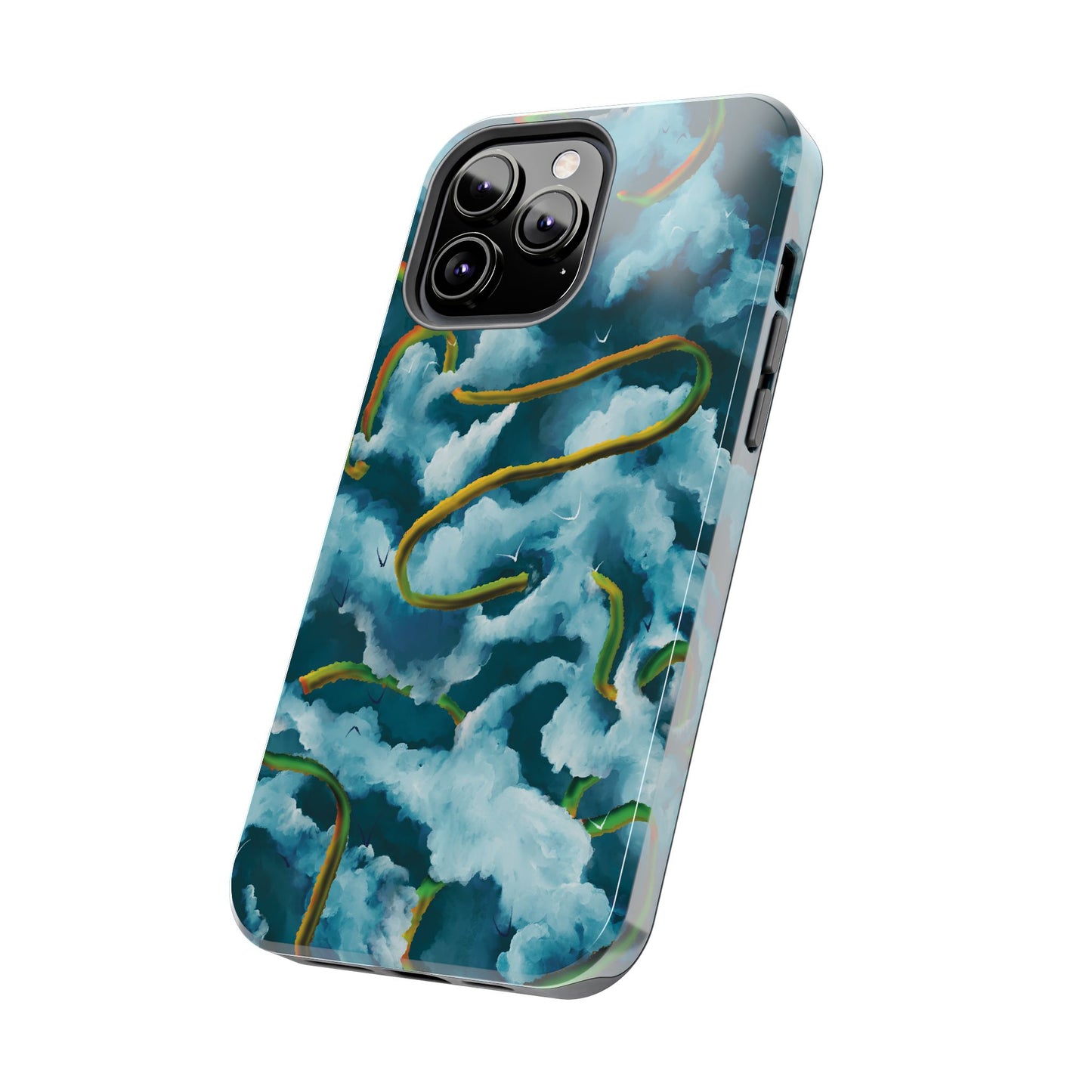 Serpentine Clouds Tough Phone Case — Stormy Sky Dragon