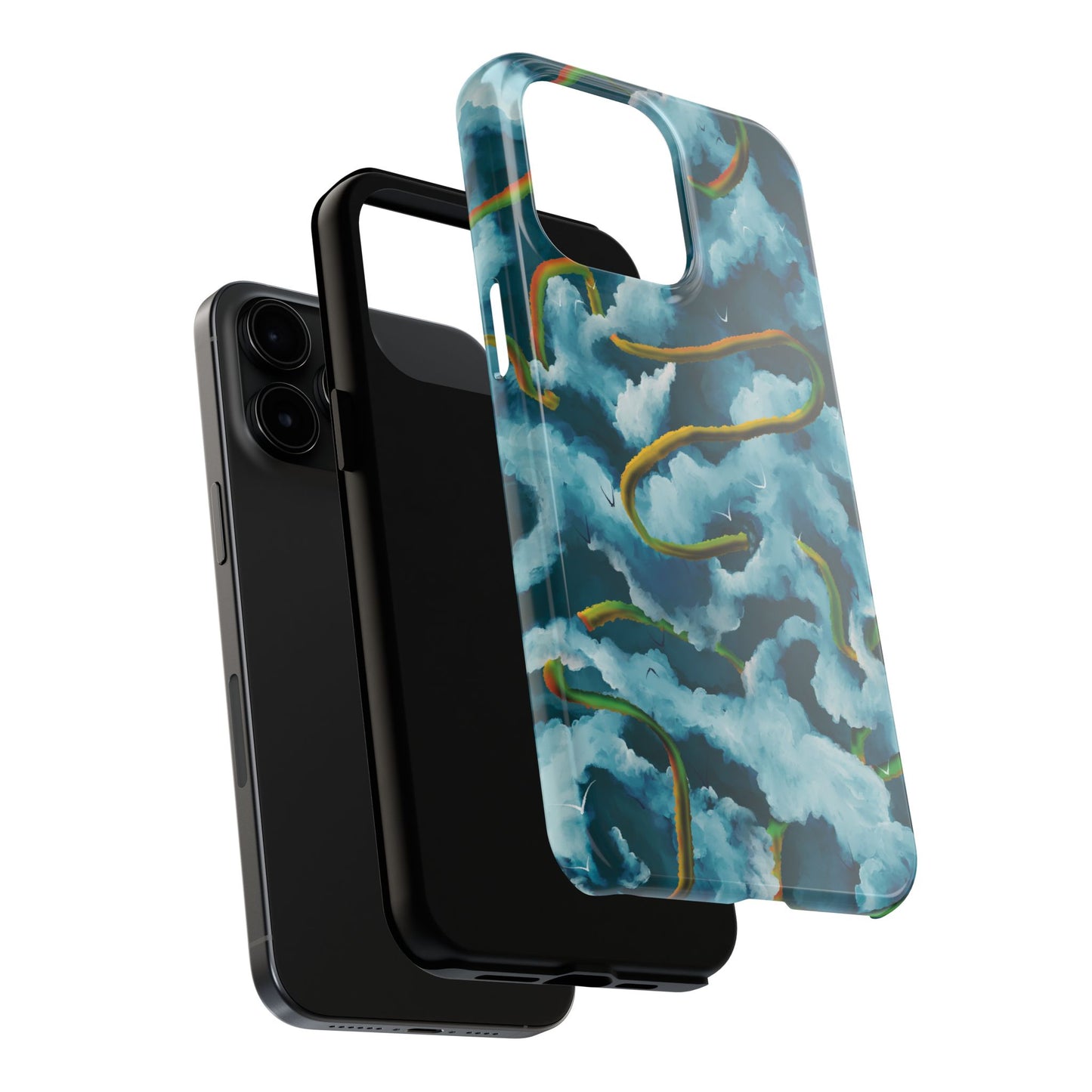 Serpentine Clouds Tough Phone Case — Stormy Sky Dragon