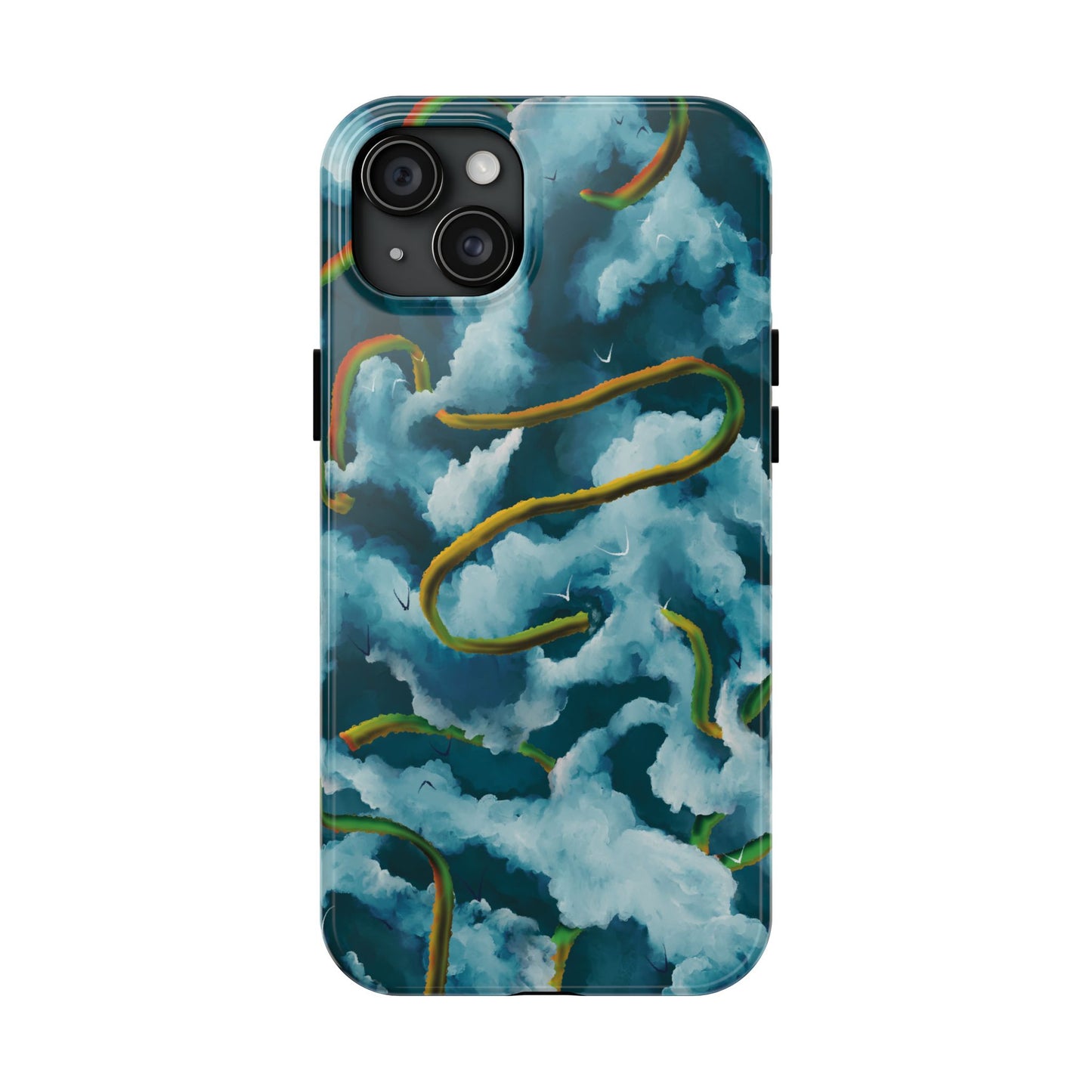 Serpentine Clouds Tough Phone Case — Stormy Sky Dragon