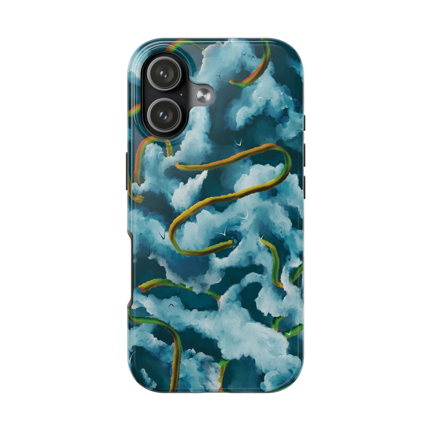 Serpentine Clouds Tough Phone Case — Stormy Sky Dragon