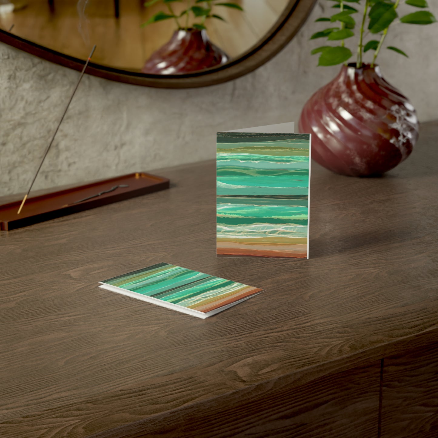 Seaside Swell Greeting Card (blank)
