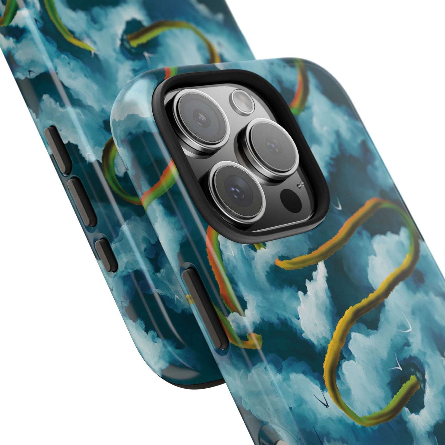 Serpentine Clouds Tough Phone Case — Stormy Sky Dragon