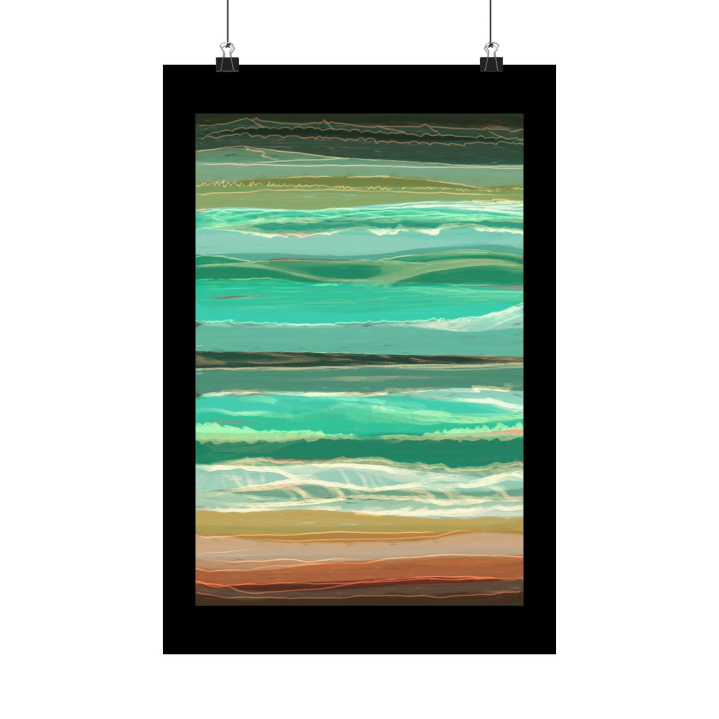 Seaside Swell Poster Small