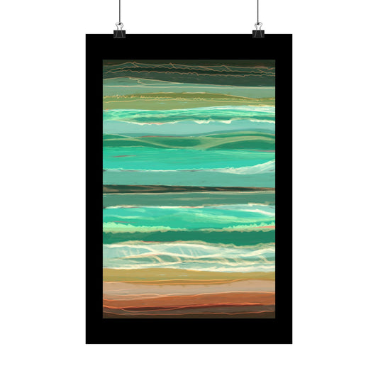 Seaside Swell Poster Small