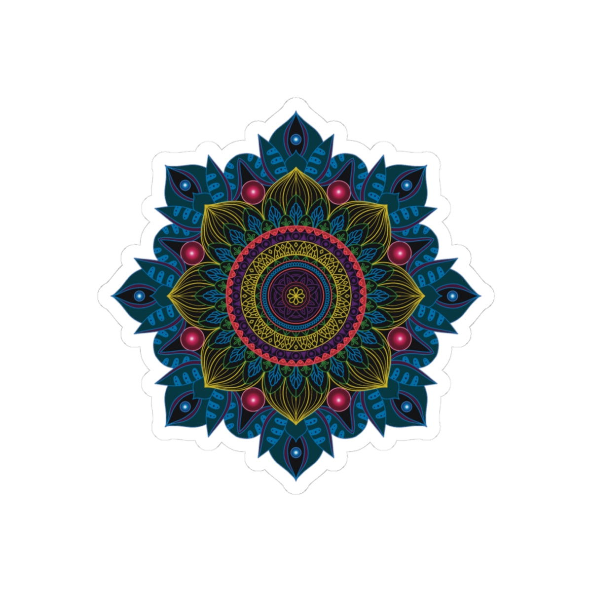 Midnight Mandala Sticker
