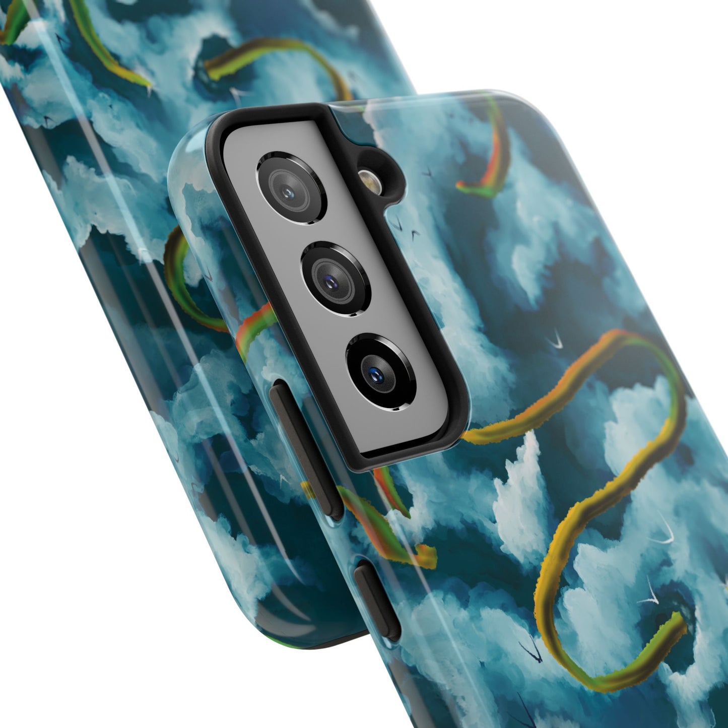 Serpentine Clouds Tough Phone Case — Stormy Sky Dragon