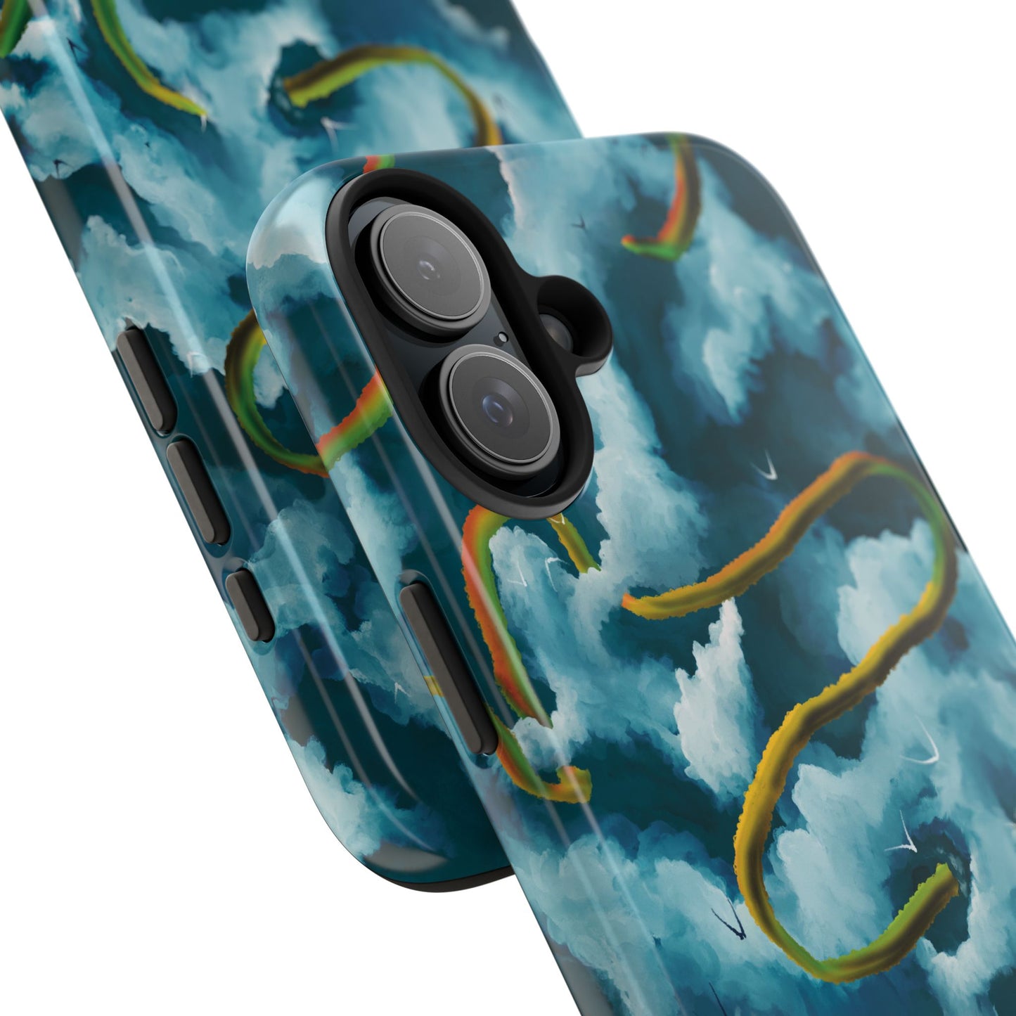 Serpentine Clouds Tough Phone Case — Stormy Sky Dragon