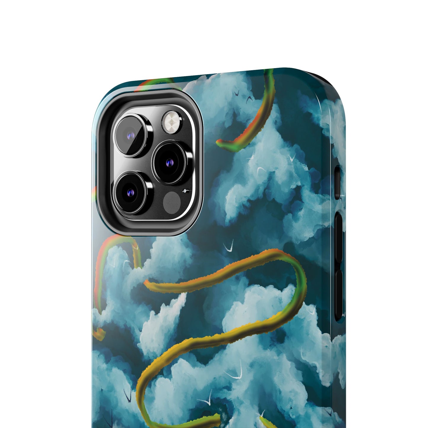 Serpentine Clouds Tough Phone Case — Stormy Sky Dragon