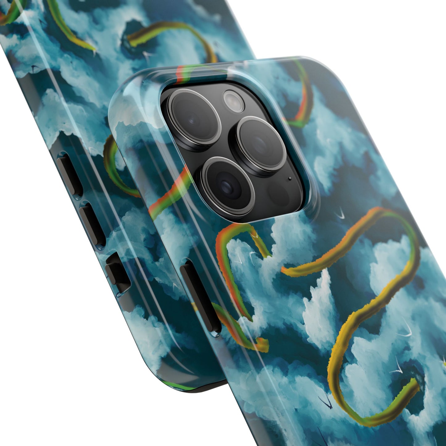 Serpentine Clouds Tough Phone Case — Stormy Sky Dragon
