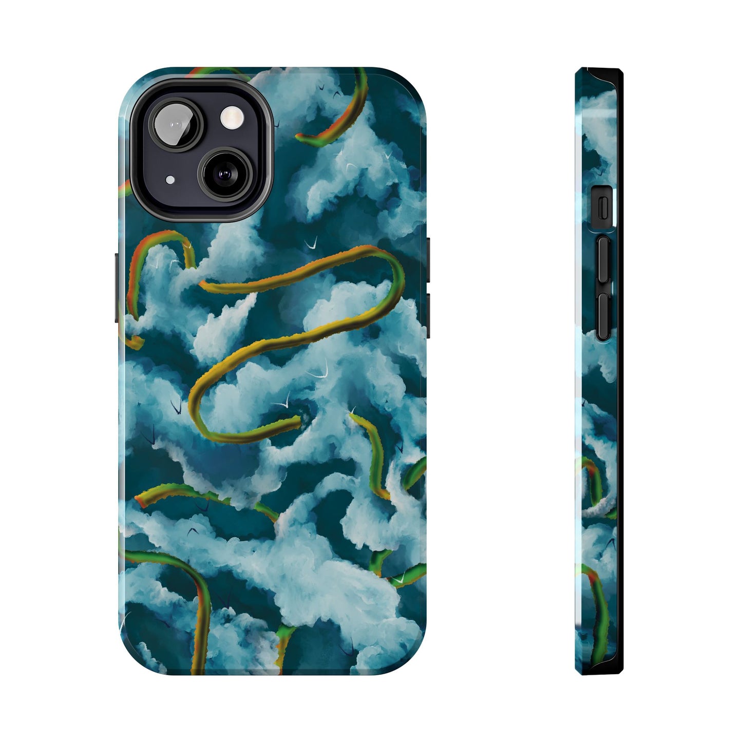 Serpentine Clouds Tough Phone Case — Stormy Sky Dragon