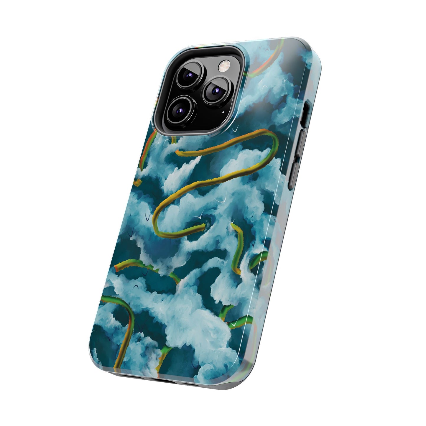 Serpentine Clouds Tough Phone Case — Stormy Sky Dragon