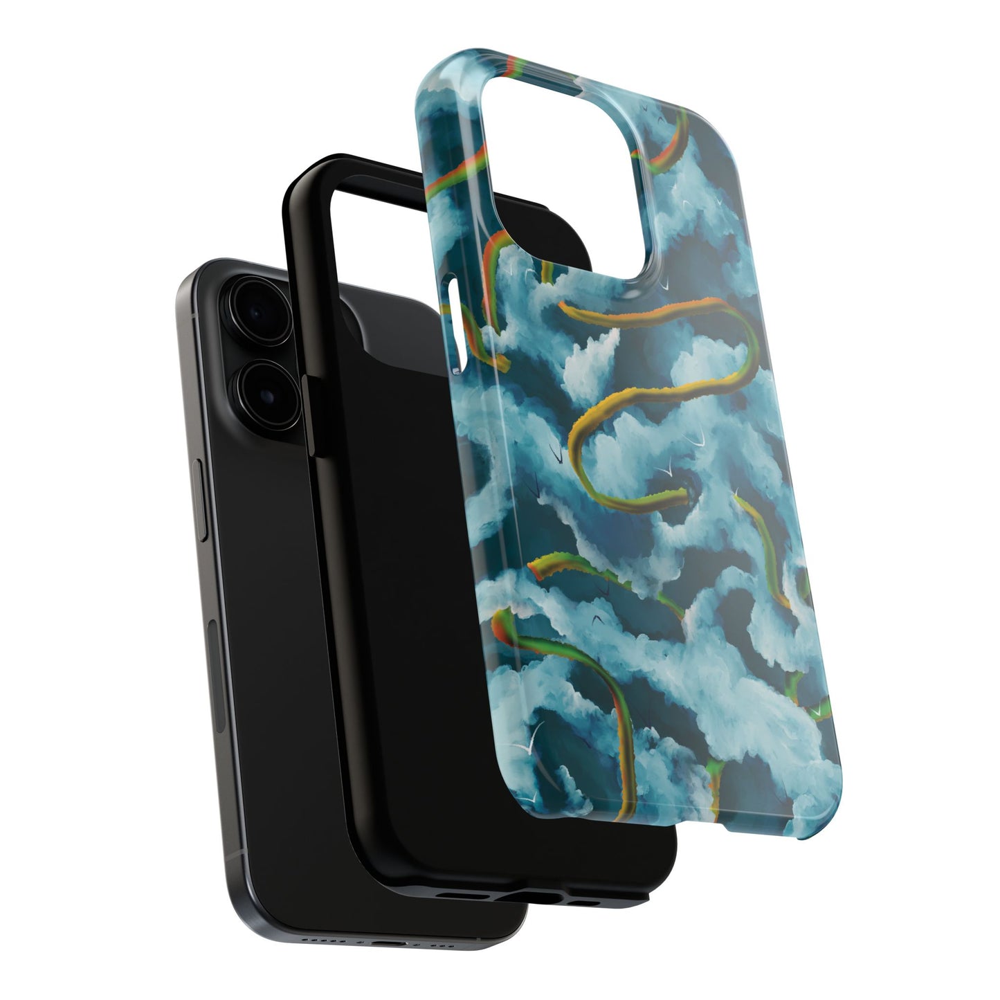 Serpentine Clouds Tough Phone Case — Stormy Sky Dragon