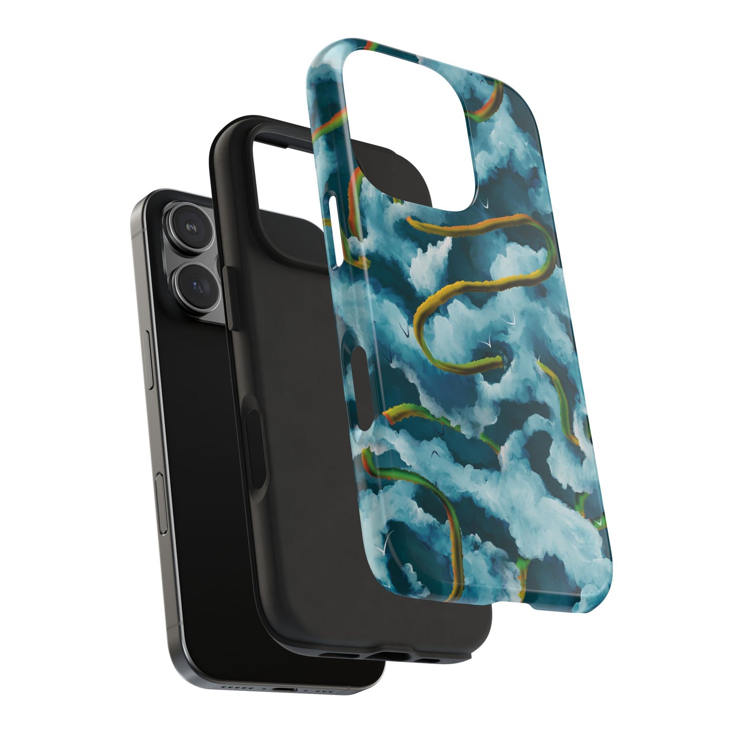 Serpentine Clouds Tough Phone Case — Stormy Sky Dragon