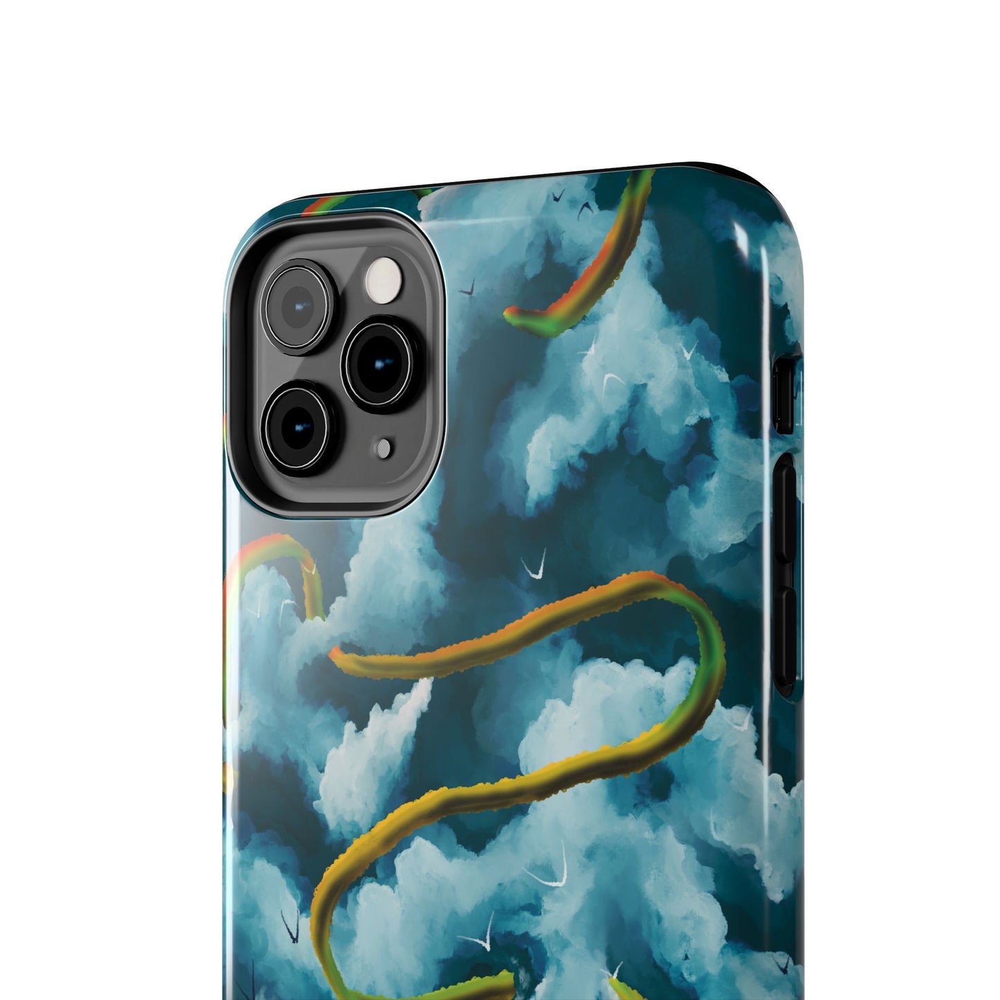 Serpentine Clouds Tough Phone Case — Stormy Sky Dragon