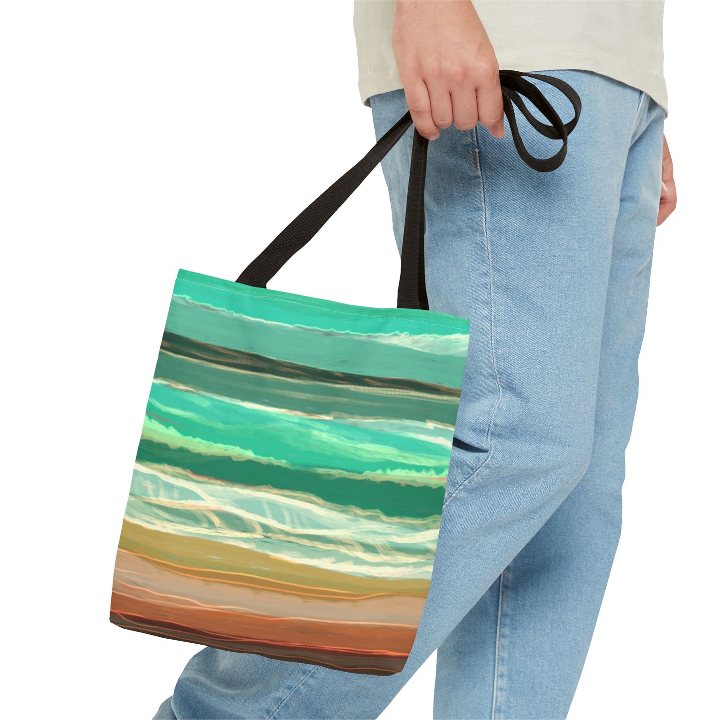 Seaside Swell Tote Bag