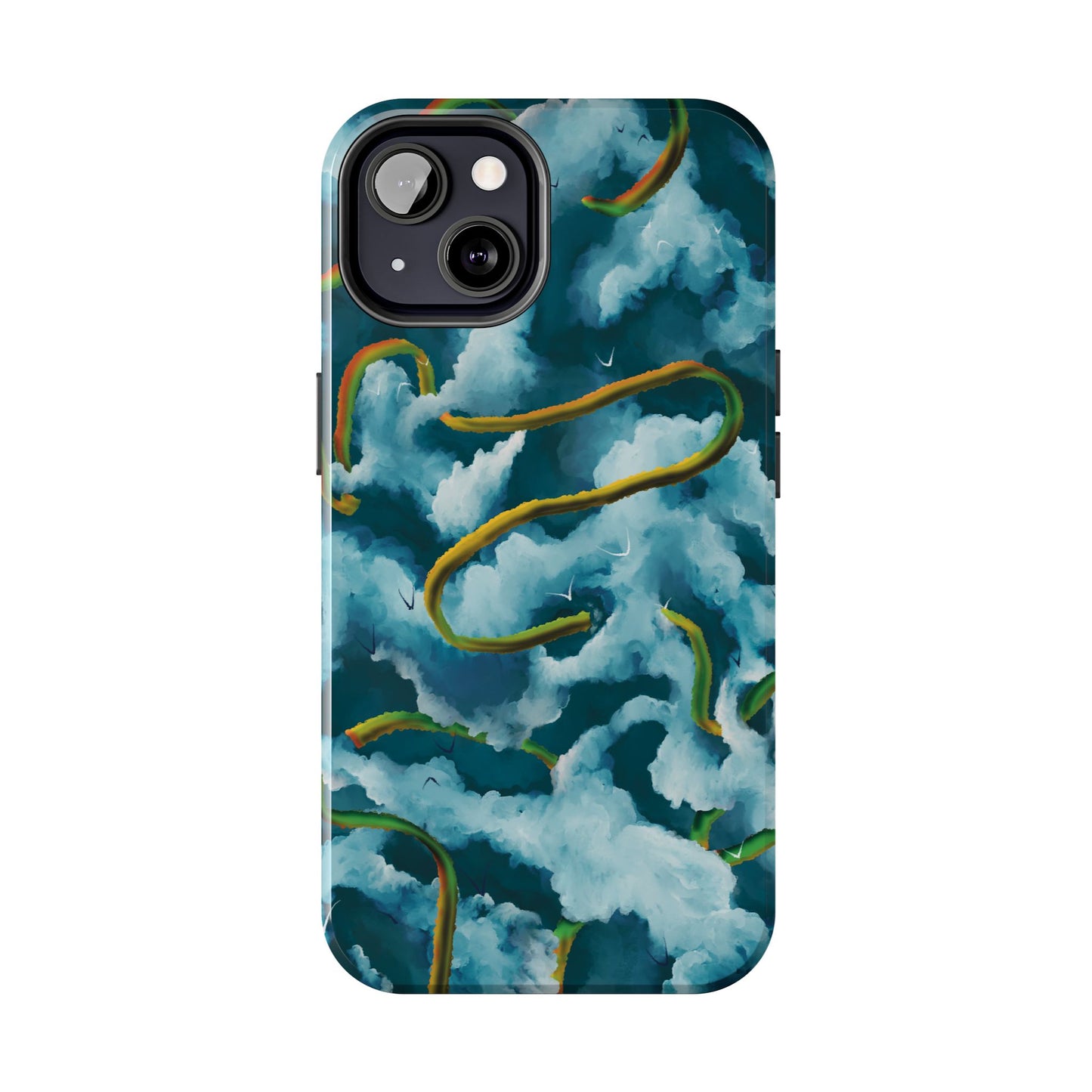 Serpentine Clouds Tough Phone Case — Stormy Sky Dragon