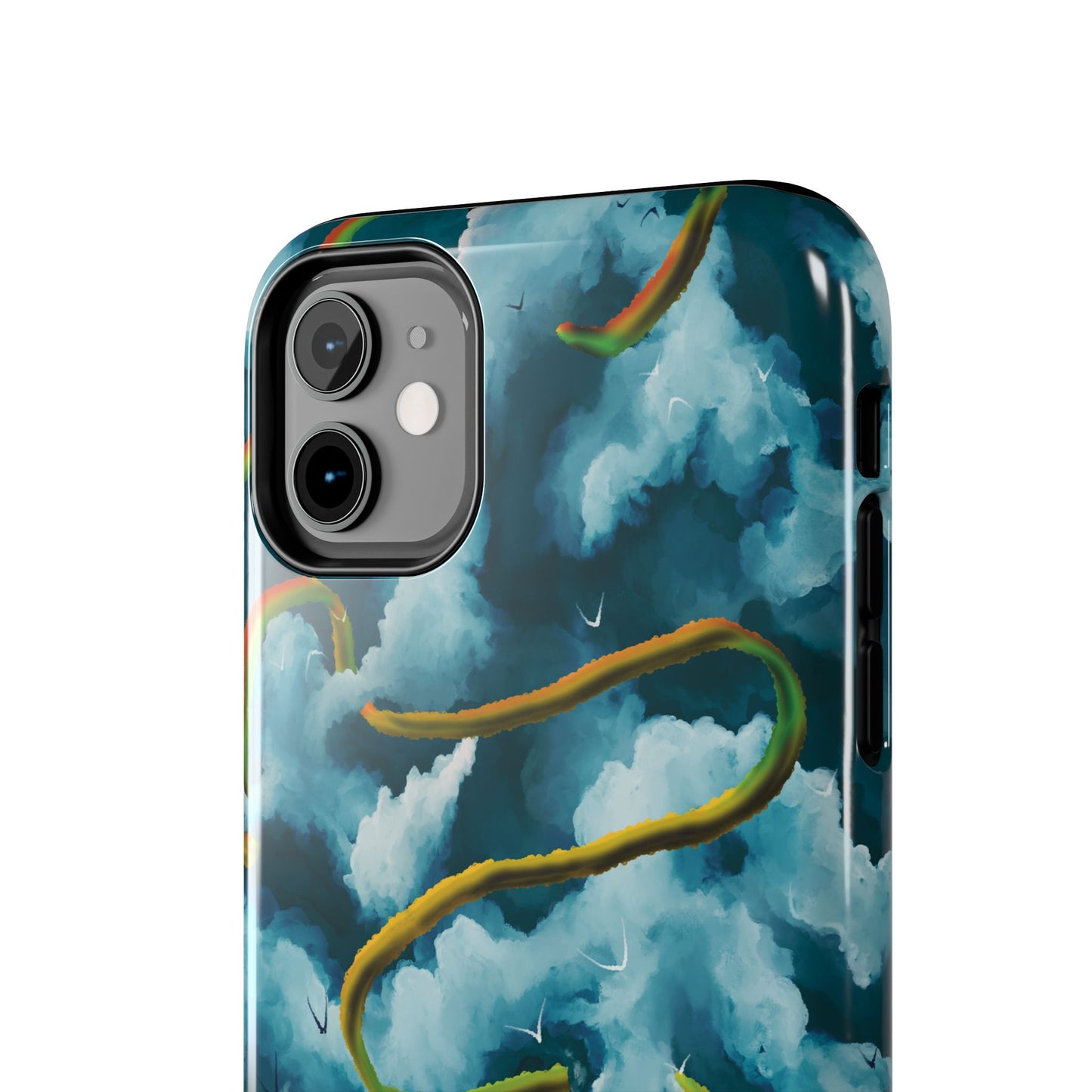 Serpentine Clouds Tough Phone Case — Stormy Sky Dragon