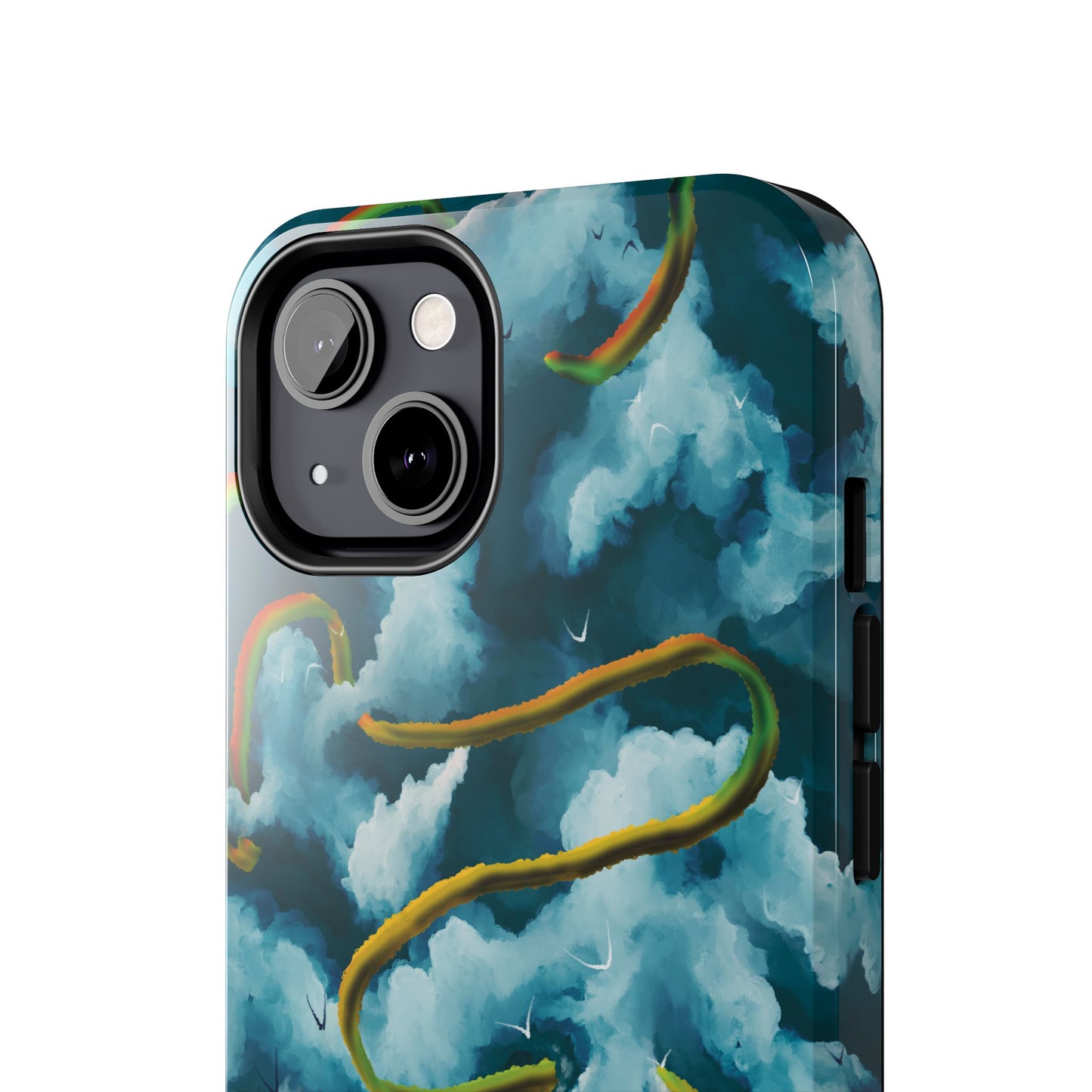 Serpentine Clouds Tough Phone Case — Stormy Sky Dragon