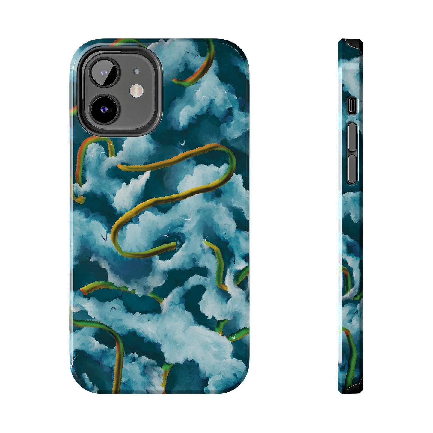 Serpentine Clouds Tough Phone Case — Stormy Sky Dragon