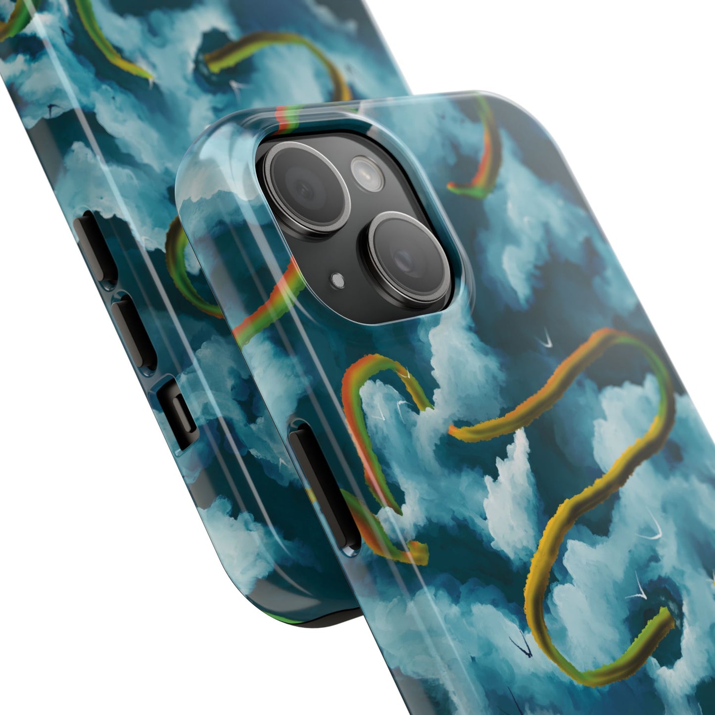 Serpentine Clouds Tough Phone Case — Stormy Sky Dragon