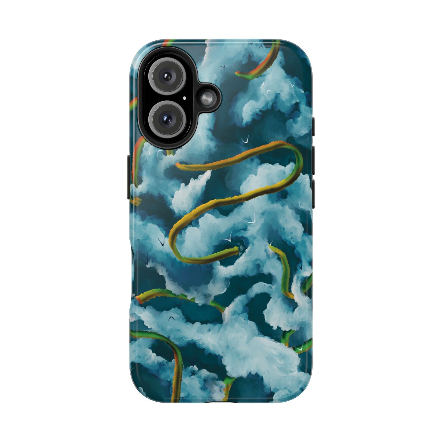 Serpentine Clouds Tough Phone Case — Stormy Sky Dragon