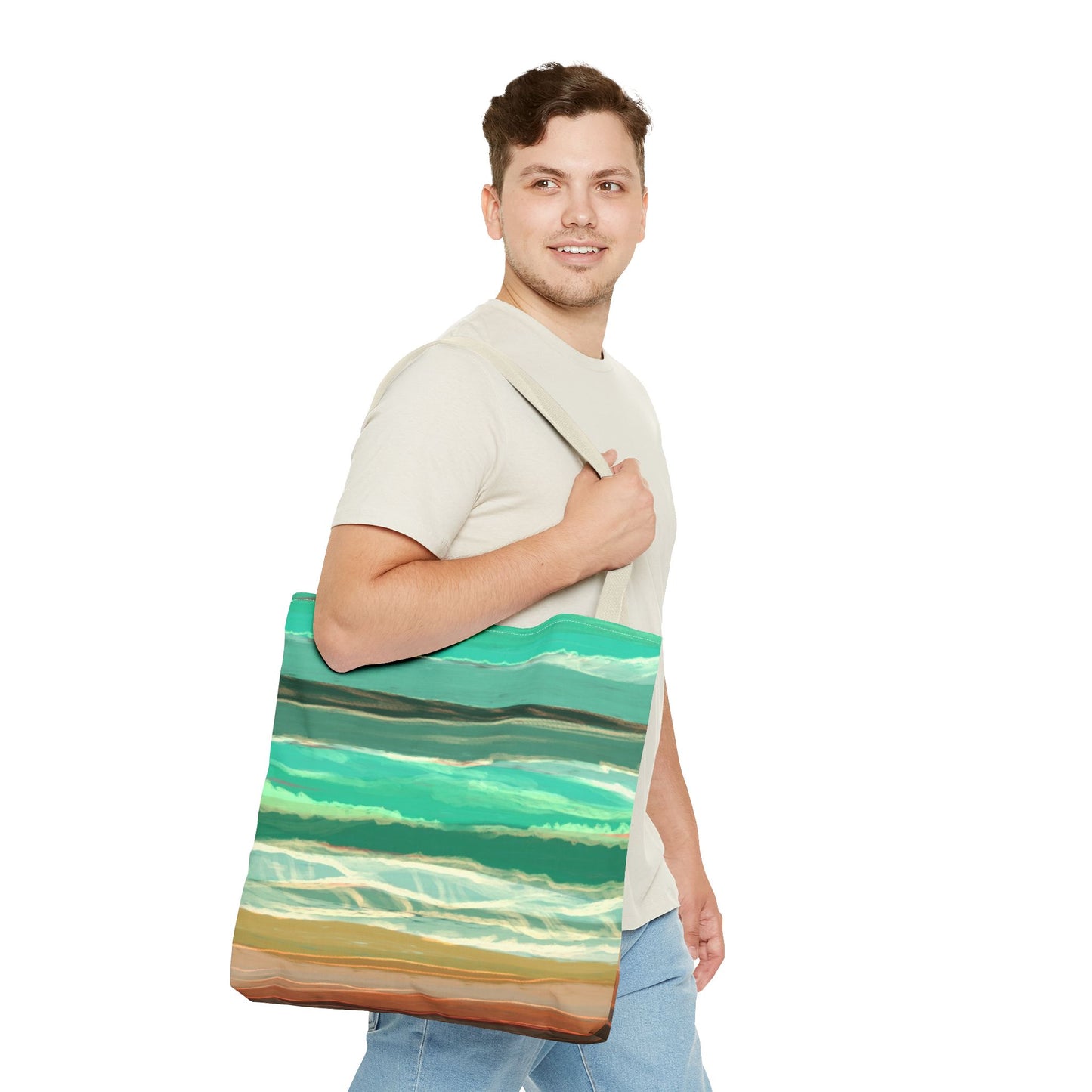 Seaside Swell Tote Bag