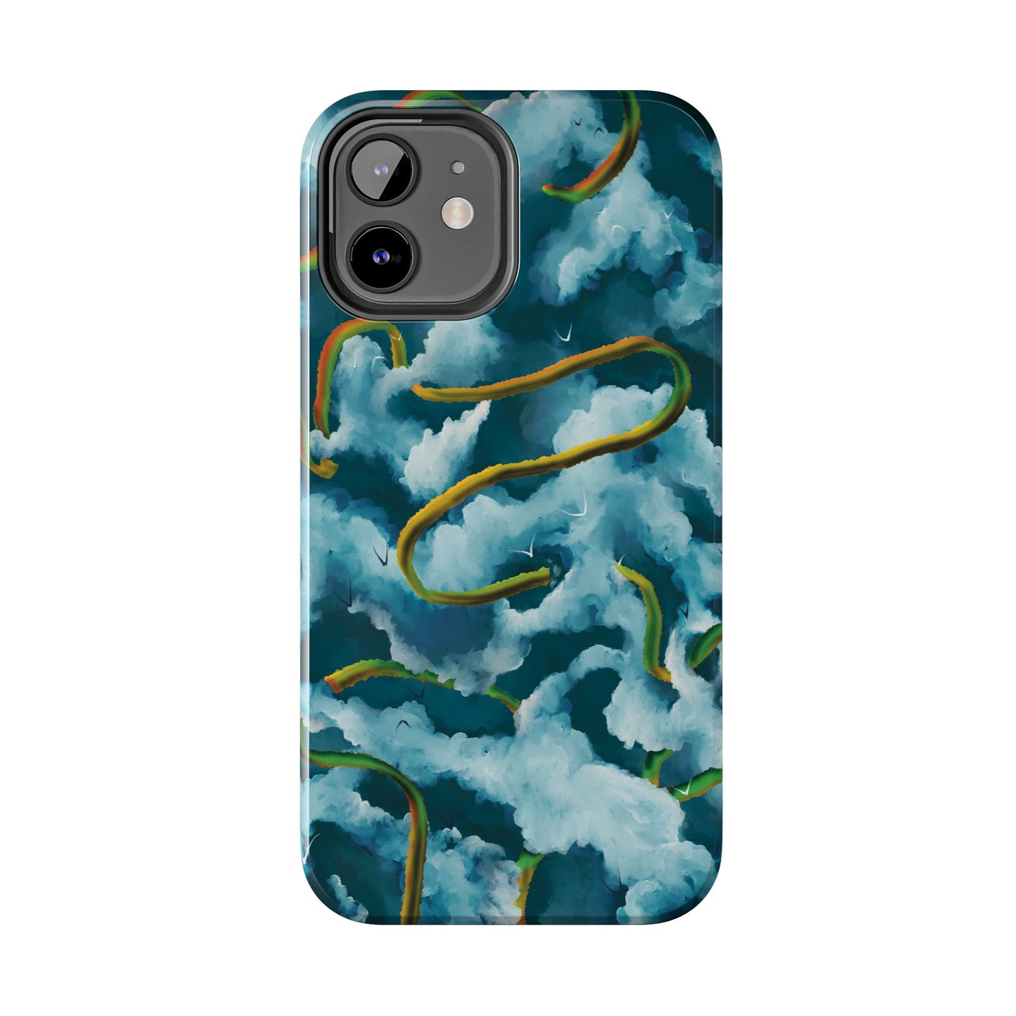 Serpentine Clouds Tough Phone Case — Stormy Sky Dragon