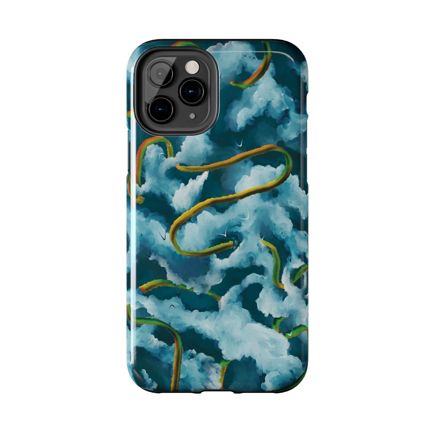 Serpentine Clouds Tough Phone Case — Stormy Sky Dragon