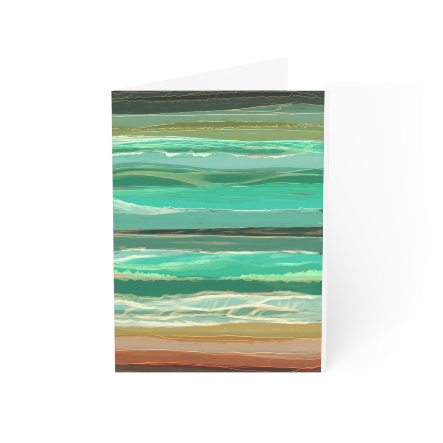 Seaside Swell Greeting Card (blank)