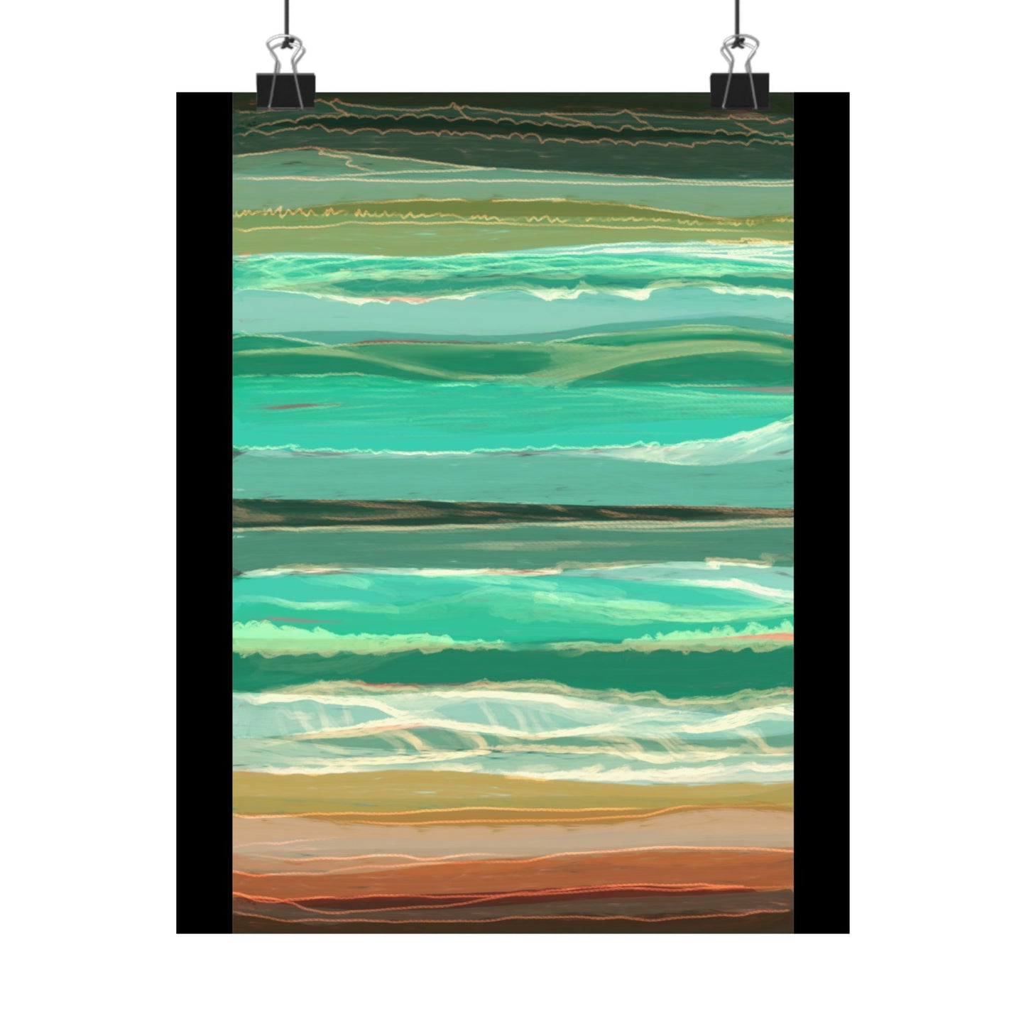 Seaside Swell Poster Small