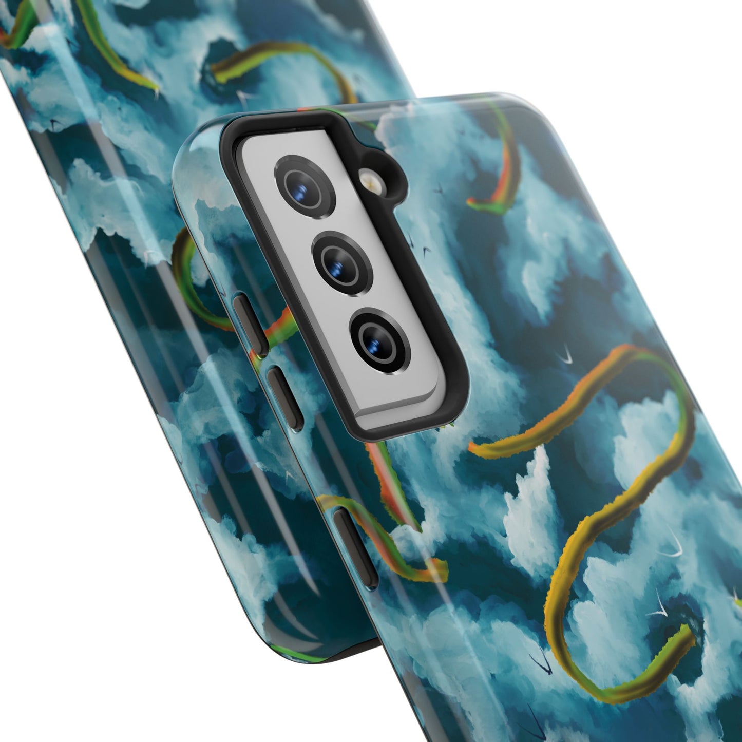 Serpentine Clouds Tough Phone Case — Stormy Sky Dragon